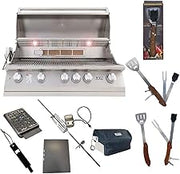 Lion Premium Grills 40-Inch Liquid Propane Grill L90000 with Exclusive Best of Backyard Gourmet Package