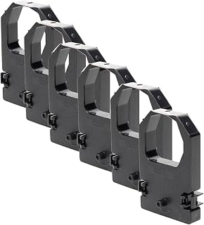 Inksters Compatible Replacement for NCR (Iconex Americas) 198161B POS Ribbon Black 6 Pk Value Pack