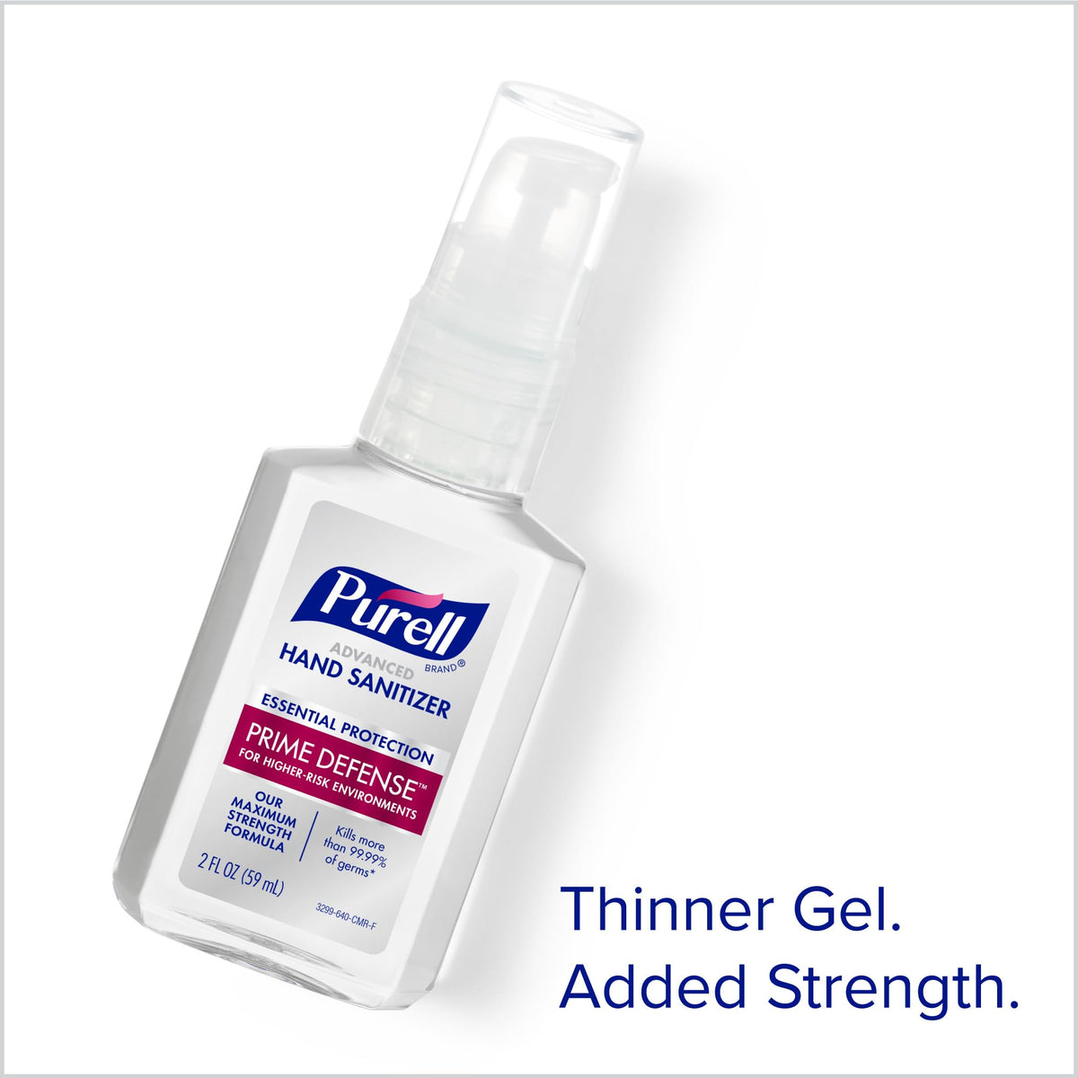 Prime Defense Hand Sanitizer Travel Size 6ct x 2 fl oz by Purell – 2 Fl Oz (Pack of 6), Clear, Pack of 6, Model 3299-04-EC
