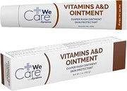 Dynarex Vitamins A & D Ointment, Ointment with Vitamin A and Vitamin D for Body Chaffing, Diaper Rash, Cuts, White, 1 oz. Tube