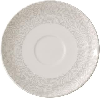 Villeroy & Boch Malindi Mocha/Espresso Saucer, Fine Premium Bone Porcelain, Green, Red, White, 19 x 19 x 2 cm, 12 cm