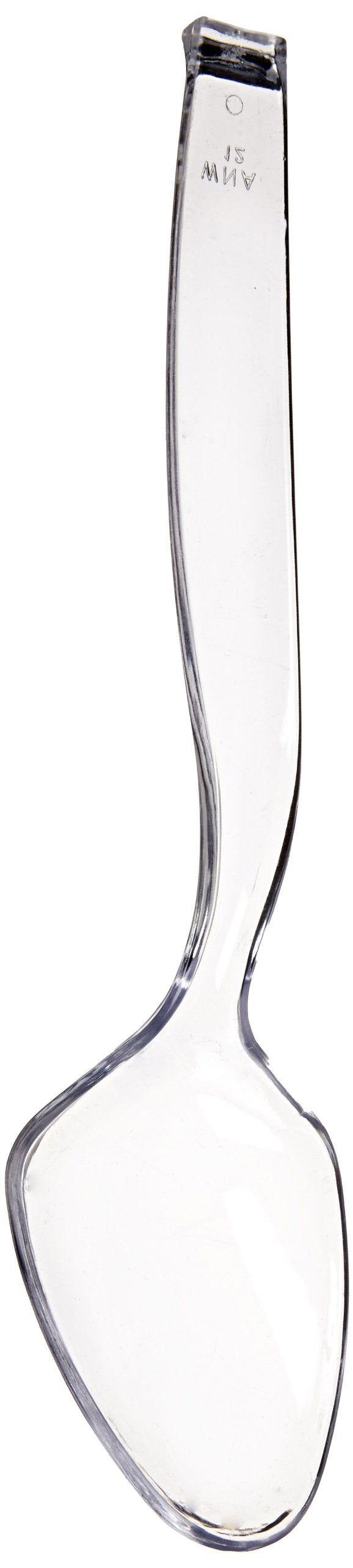 CaterLine Heavyweight Plastic Serving Spoon, 9-Inch, Clear (144-Count)