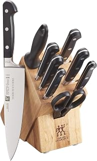 ZWILLING Professional S 10-pc Knife Block Set with Personalized, Engraved 8" Chef Knife