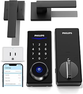 PHILIPS Wi-Fi Smart Lock Set with Gateway, Wi-Fi Front Door Lock Set