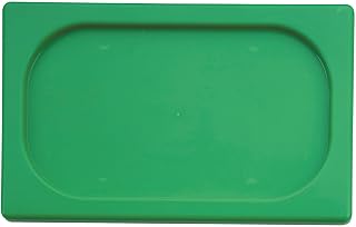 PADERNO World Cuisine 20 7/8 inches by 12 3/4 inches Green Polypropylene Hotel Food Pan Lid - 1/1