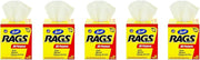 Kimberly-Clark Scott 75260 Rags in a jrxJR Box, White, 5 Boxes of 200 Towels FxGnW
