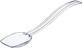 Winco PSSB-10C 10-Inch Solid Buffet Spoon, 3/4-Ounce, Clear