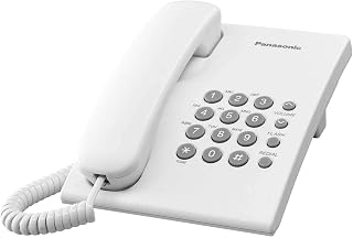 Panasonic KX-TS500 Wired Integrated Phone (White)