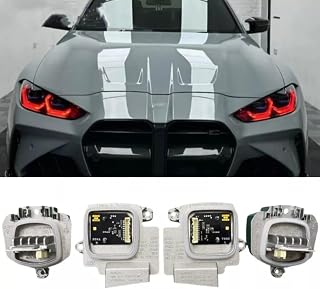 CSL Red DRL LED Modules Fit For 2020 2021 2022 2023 G80 M3 G82 M4 G22 G23 G26 CLS Laser Headlight Daytime Running Light, Only For USA Spec Laser Headlight, DRL Modules, Red