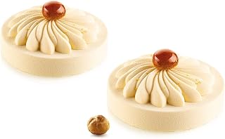 Silikomart Saint Honoré 40 Silicone Mold with 6 Cavities, Each 2.99 Inch Diameter x 0.61 Inch High