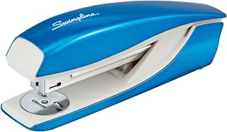 Swingline Stapler, NeXXt Series Wow, Desktop Stapler, 40 Sheet Capacity, Blue (55047036)