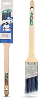 Axus Decor Angled Pro-Cutter Paint Brush (Blue Series) - 1.5"/38m - for Cutting in Walls, Ceilings & Woodwork Edges