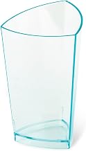 Alcas 2.37-Oz Green-Tinted Mini Mon Amour/Shield Bijoux Dessert Cup 1.89" x 3.03" High - Pack of 60