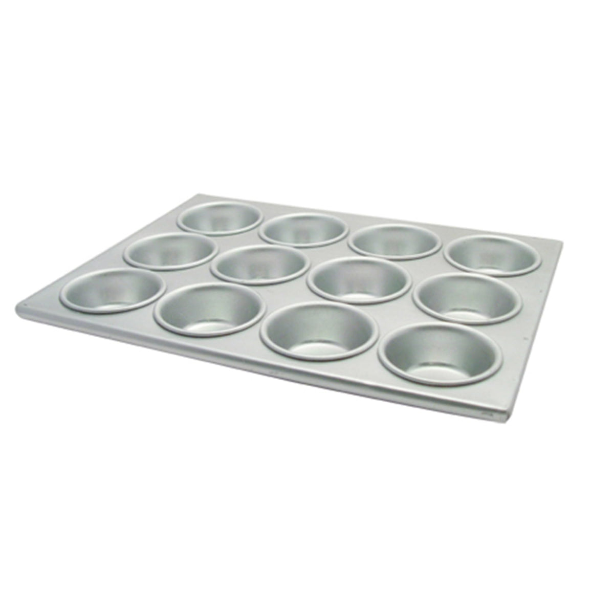 Winco 1 / 12-Cup / Silver Muffin & Cupcake Pans