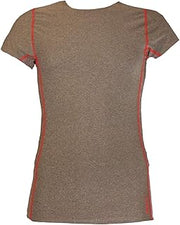 Reebok Men's Workout T Shirt - Short Sleeve Mesh Gym & Training Activewear Top (Fiery Red, Large)