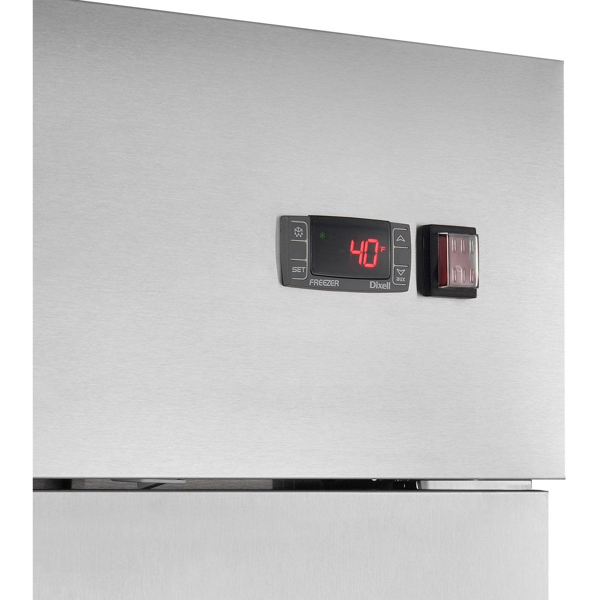 Reach-in Freezer by Nexel – 32.2"L x 29"W x 82.5"H, Stainless Steel, Model CFD-1FF-HC