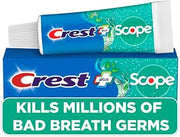 Crest Complete Whitening Plus Scope Multi-benefit Fluoride Toothpaste, Minty Fresh, 0.85 Ounce (pack Of 36)