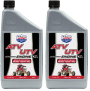 10720 Semi-Synthetic SAE 10W-40 ATV Engine Oil - 1 Quart (Pack of 2) by Lucas Oil – 32 Fl Oz (Pack of 2), Blend, Multi, Pack of 2, Model LUC10720