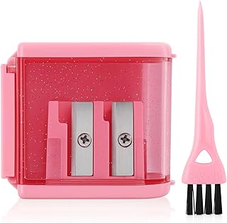 Eyeliner Pencil Sharpener for Eyes and Lip Liner Makeup Large Brow Pencils Small Angled Wing Tip Real Beginners Techniques Eye Shadow Lines Gel Eyebrow Pomade Black Liquid Waterproof Vertex Stencil