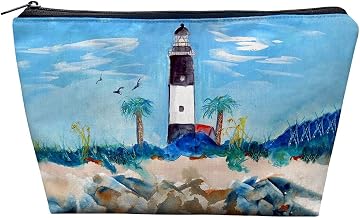 PC1121 8.5 x 6 in. Tybee Lighthouse, GA Pouch Multicoloured