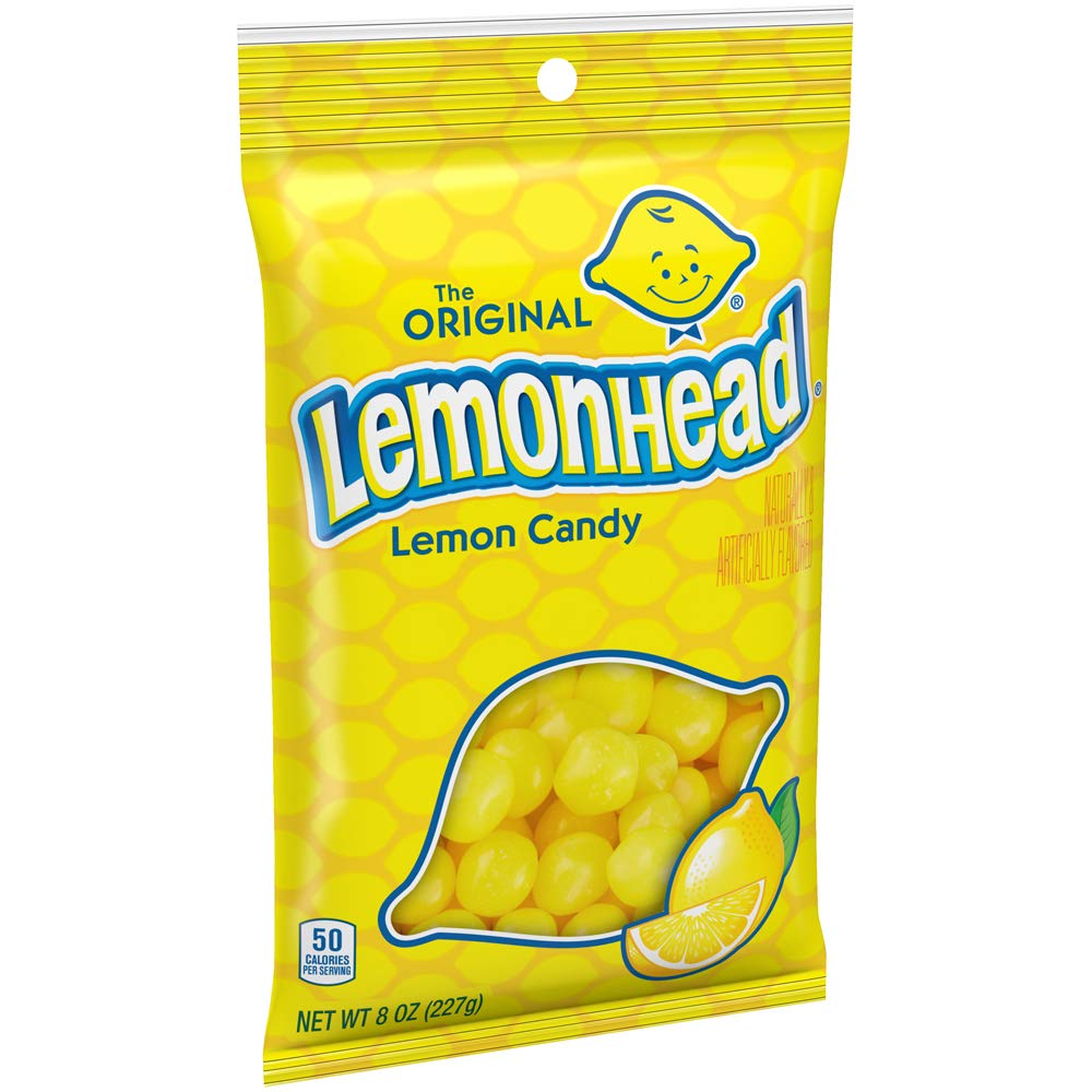 Hard Candy by LEMONHEAD – 8 Ounce (Pack of 1), Yellow, Model 12221