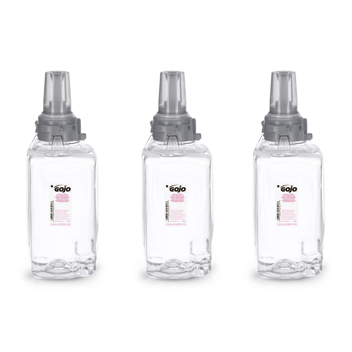 GOJO ADX-12 Foam Soap Refill, Fragrance Free, 3ct x 1250 mL - 8811-03