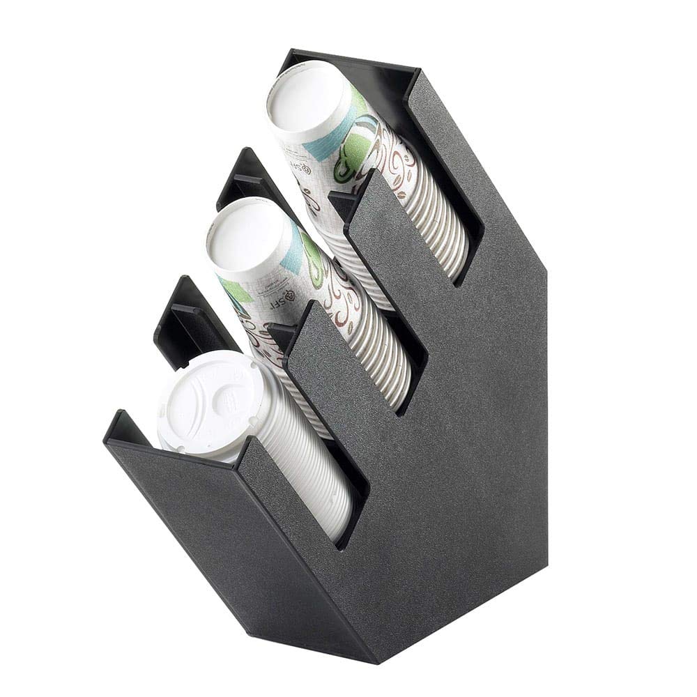 Classic Cup/Lid Organizers by CAL-MIL – Plastic, Black, Model 2048-3
