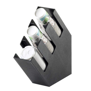 Classic Cup/Lid Organizers by CAL-MIL – Plastic, Black, Model 2048-3