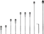 TEKTON 3/8 Inch Drive Ratchet Set, 10-Piece | SDR99101