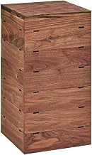 Cal-Mil 3627-78 Crate Riser, 18" Height, 9" Width, 9" Length, Walnut