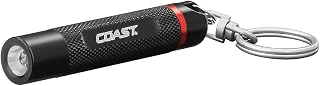 Coast G5 18 Lumen Key Chain LED Flashlight, Batteries Included, Black