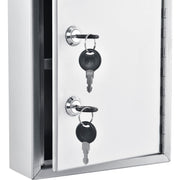 Global Industrial Stainless Steel / 2.63"L x 8"W x 12.13"H / Industrial Key Cabinets