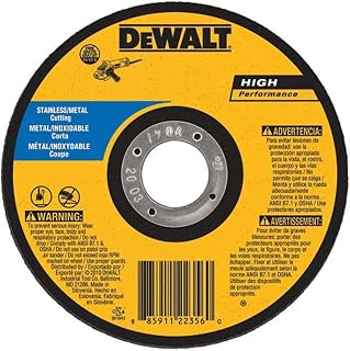 DEWALT DW8725S Cfree Thin Cutoff Wheel, 6-Inch x .045-Inchx 7/8-Inch