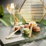 Felicity Matte Champagne Cake Set by Amefa – Kuchengabel Set 6-teilig, champagner, Stainless Steel 18/0, Champagne Mat, Model 3319ZVTR06AN6