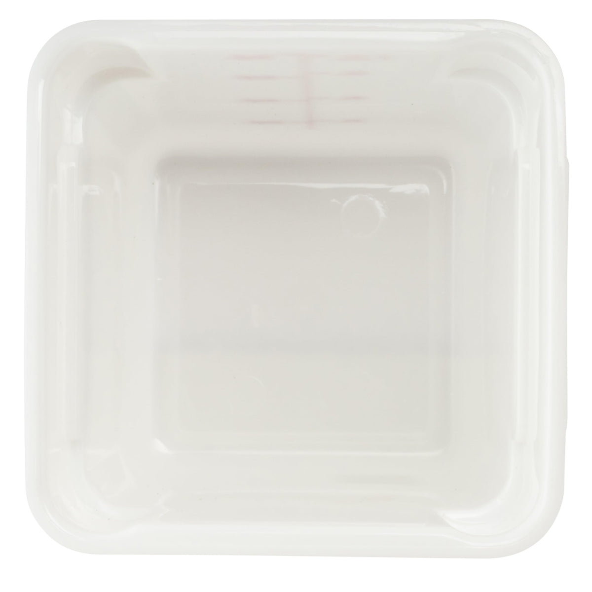 Winco 8 Quart / Container / White Containers