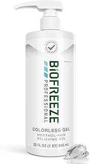 Biofreeze Professional Pain Relief Gel, Colorless Menthol Gel, 32 FL OZ