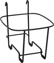 Kleen-Pail® Vinyl Coated Stainless Wire Wall-Mount Stand Only (for 6 Qt Bucket) Black by San Jamar – (for 6 Qt Bucket), 6.0 quarts, Vinyl, Black, Model KPS196WM