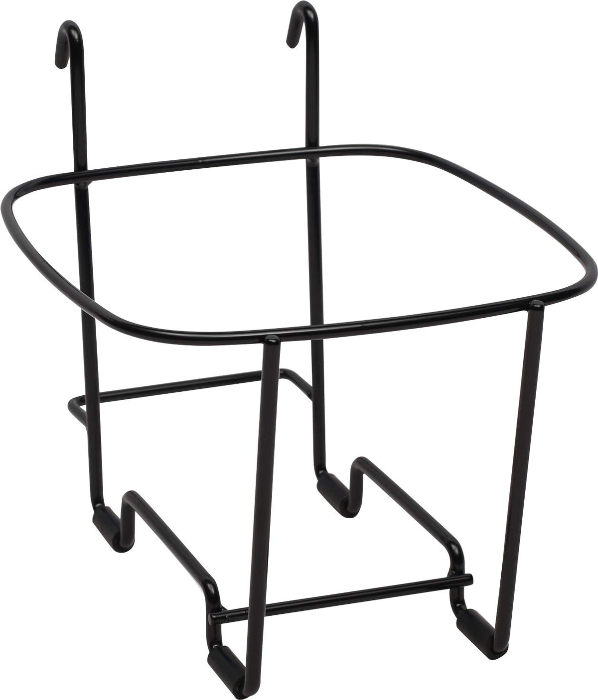 Kleen-Pail® Vinyl Coated Stainless Wire Wall-Mount Stand Only (for 6 Qt Bucket) Black by San Jamar – (for 6 Qt Bucket), 6.0 quarts, Vinyl, Black, Model KPS196WM