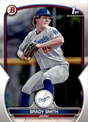 2023 Bowman Draft #BD-109 Brady Smith Los Angeles Dodgers MLB Baseball Card NM-MT
