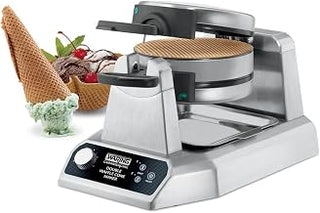 Waring Double Waffle Cone Maker with Rotary Feature