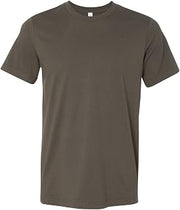 BELLA+CANVAS Bella + Canvas Unisex Jersey Short-Sleeve T-Shirt - ARMY - XS - (Style # 3001C - Original Label)