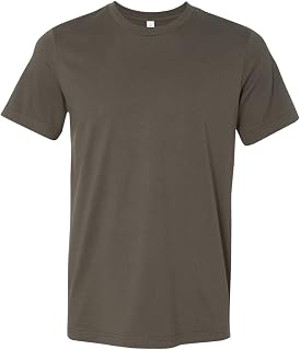 BELLA+CANVAS Bella + Canvas Unisex Jersey Short-Sleeve T-Shirt - ARMY - XS - (Style # 3001C - Original Label)