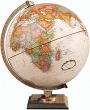 Gulf of America- Replogle World Classic Globe, 12" Desktop World Globe For Home or Office Desk Decor, Raised Relief, Up-to-date Cartography, Made in the USA, Antique