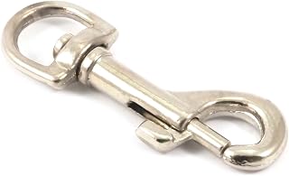 Forney 61260-3/8-Inch Round Eye Snap Hooks with 2-Inch Overall Length