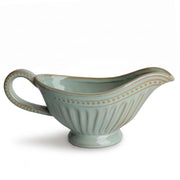HAOTOP Ceramic Gravy Boat, 8 Ounce Capacity, Vintage Green