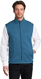 Port Authority Sweater Fleece Vest F236 2XL Medium Blue Heather