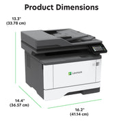 Lexmark Printer / BLACK GREY / MX431adn Laser Printers