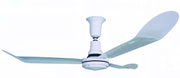 Manufacturing Premium Indoor/Outdoor UL507 Ceiling Fan by J&D – 60"L x 60"W x 21"H, Metal, White, Model CF60A