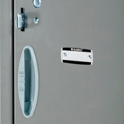 4-Tier 4 Door Locker by Global Industrial – Steel, Gray, Model 290600