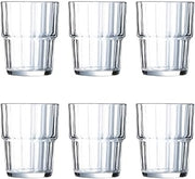 Arcoroc Norway Box of 6 Low Glasses Glass 16cl Soda Suitable Microwave Suitable Refrigerator Recyclable